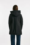 giaccone toggle in gabardina tecnica nero women Fay - 3