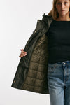 giaccone toggle in gabardina tecnica verde militare women Fay - 6
