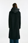 Cappotto double front in lana e cashmere nero women Fay - 5