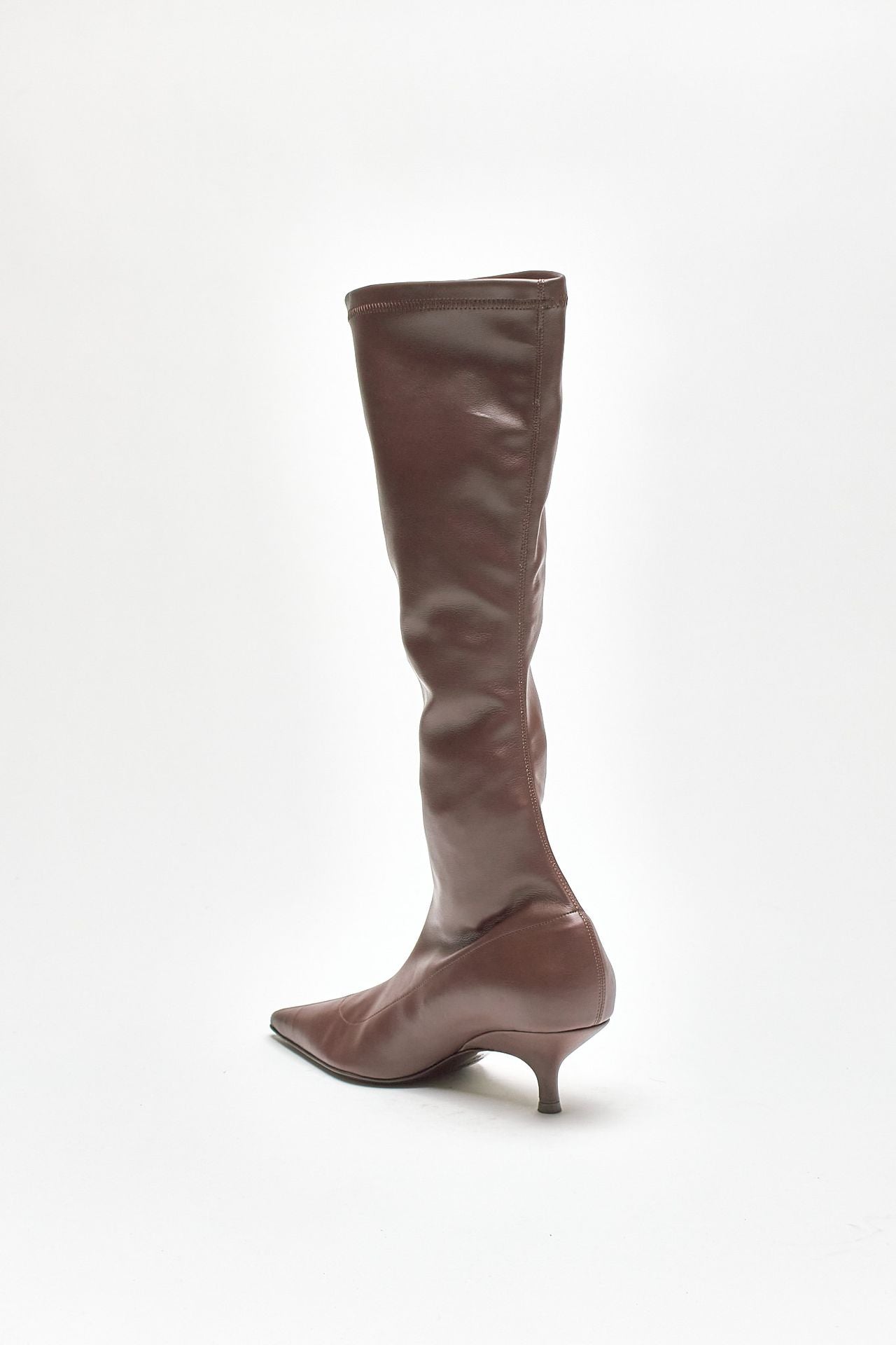 stivali hera in pelle sintetica cioccolato women Gia borghini - 3