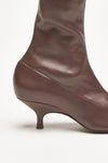 stivali hera in pelle sintetica cioccolato women Gia borghini - 6
