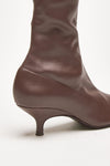 stivali hera in pelle sintetica cioccolato women Gia borghini - 7