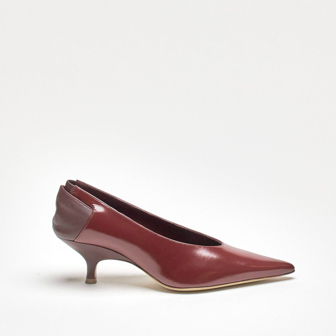 décolleté sloane in pelle bordeaux women Gia borghini - 8