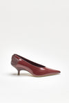 décolleté sloane in pelle bordeaux women Gia borghini - 1