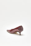 décolleté sloane in pelle bordeaux women Gia borghini - 3