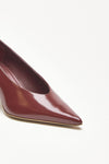 décolleté sloane in pelle bordeaux women Gia borghini - 5