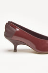 décolleté sloane in pelle bordeaux women Gia borghini - 6