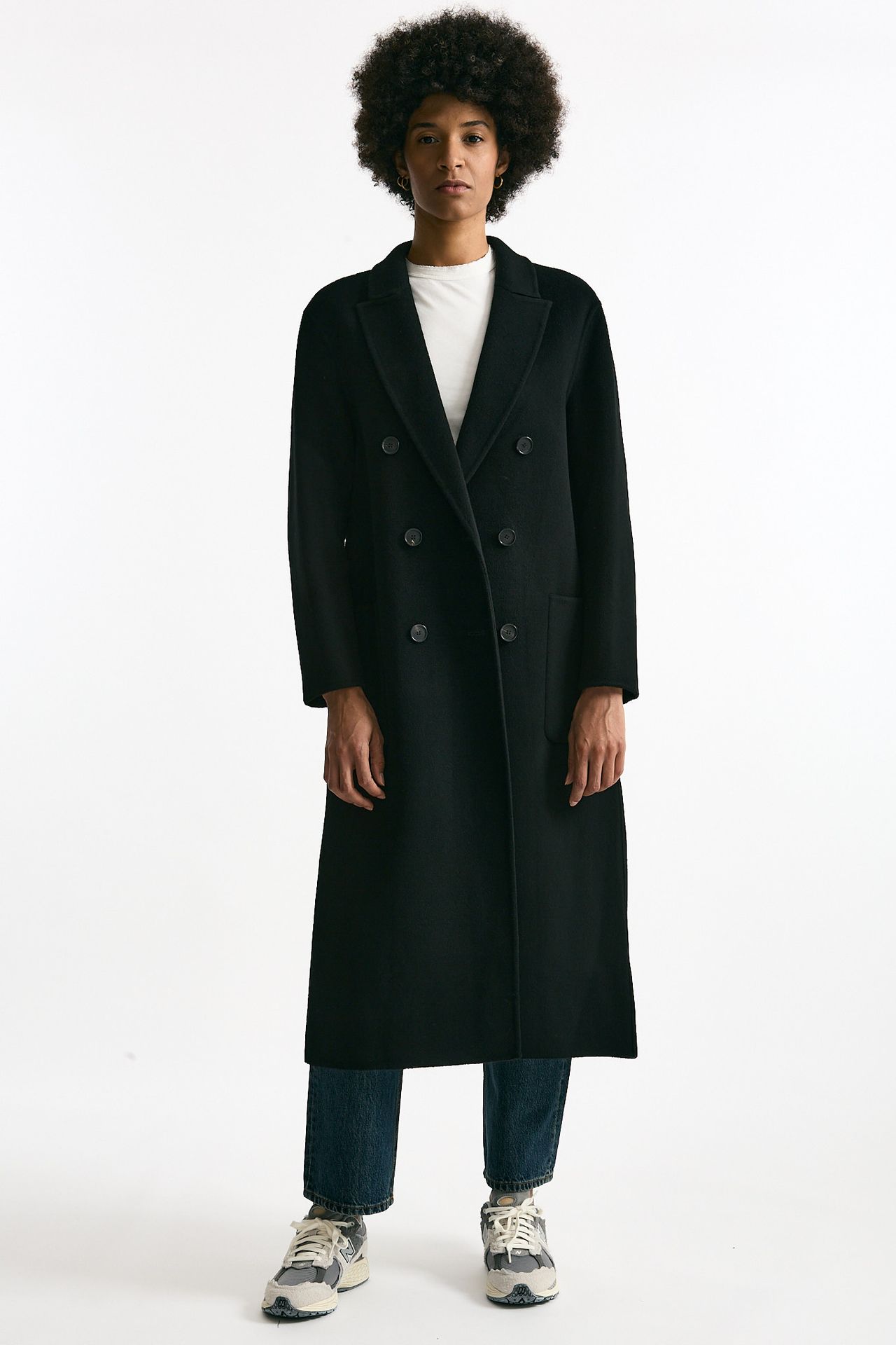 Cappotto doppiopetto nero women Grifoni - 1