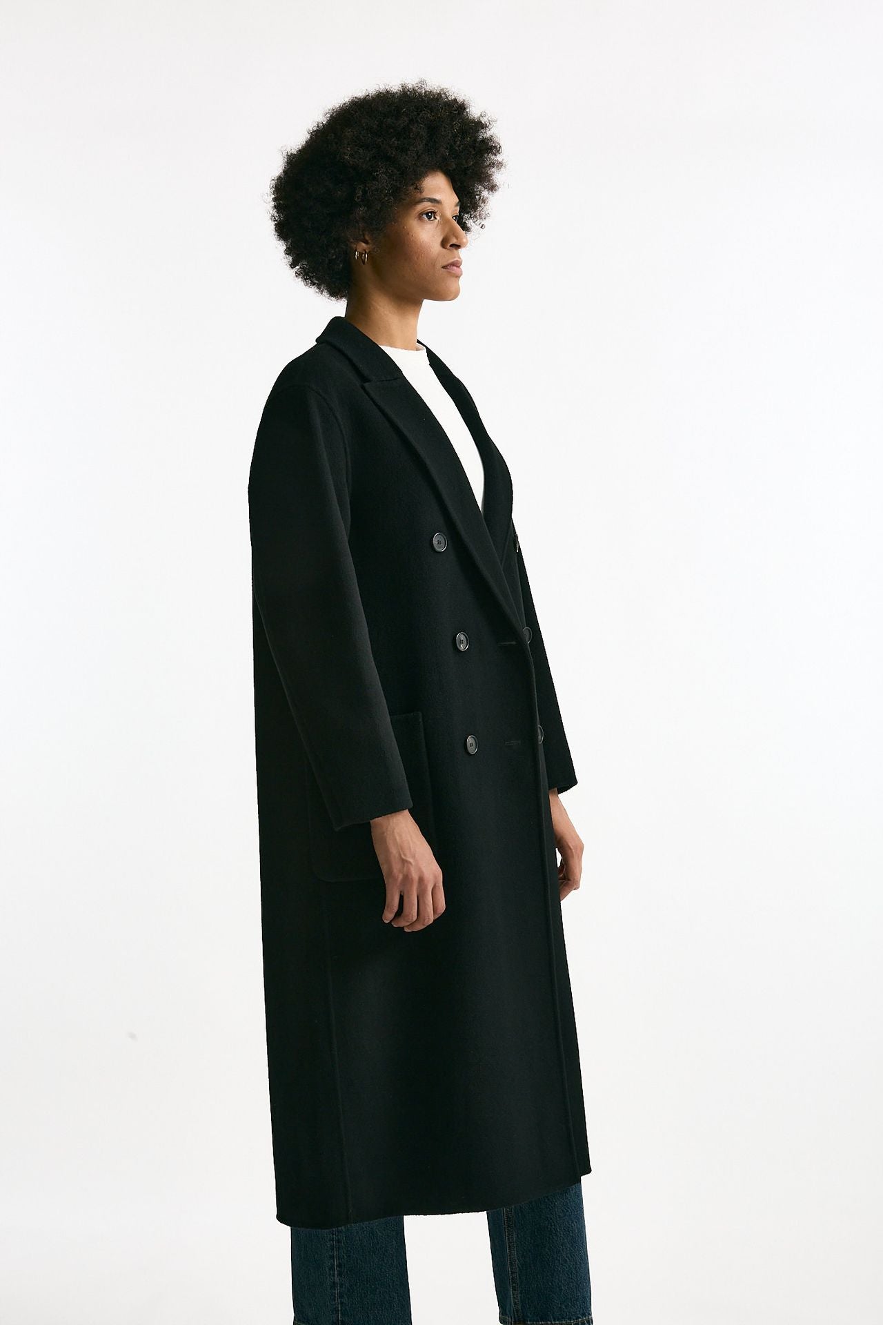 Cappotto doppiopetto nero women Grifoni - 2