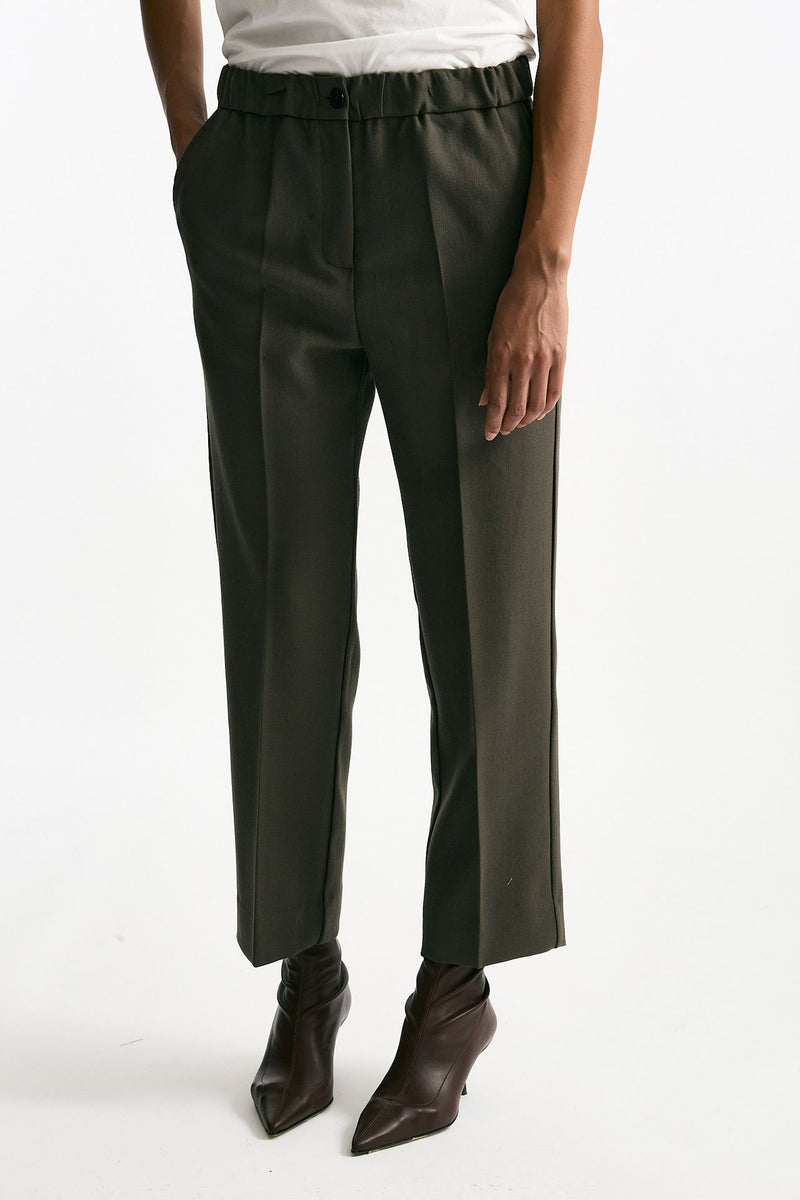 Pantalone morbido verde oliva women Grifoni - 2