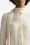 Camicia in misto seta crema women Grifoni - 5