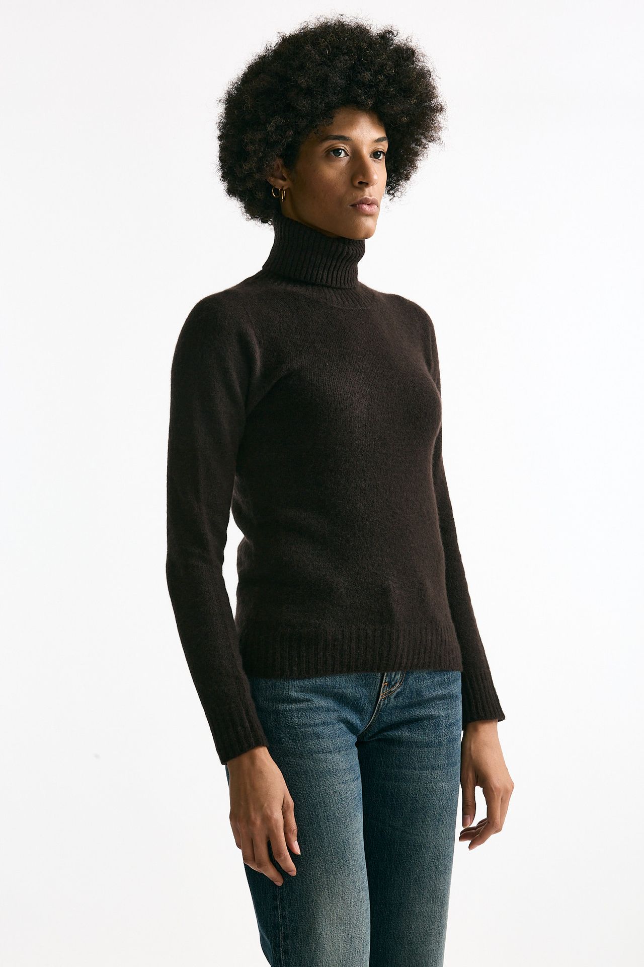 Maglia in cachemire e seta marrone women Grifoni - 3