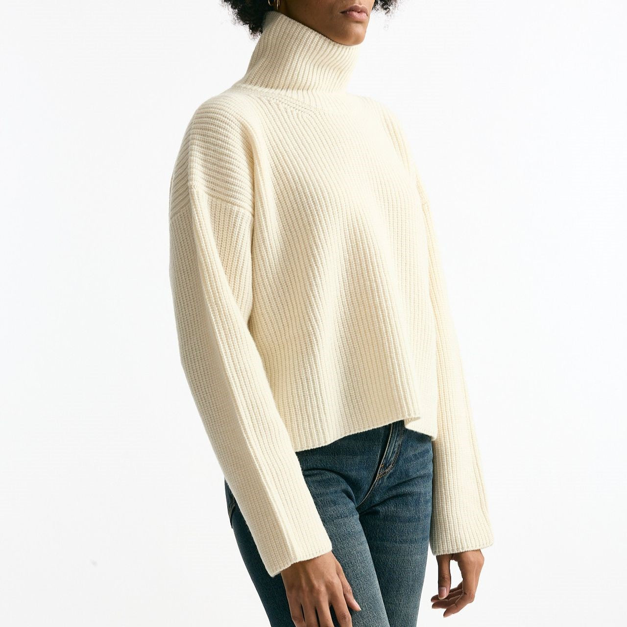 Maglia dolcevita in lana bianco women Grifoni - 7