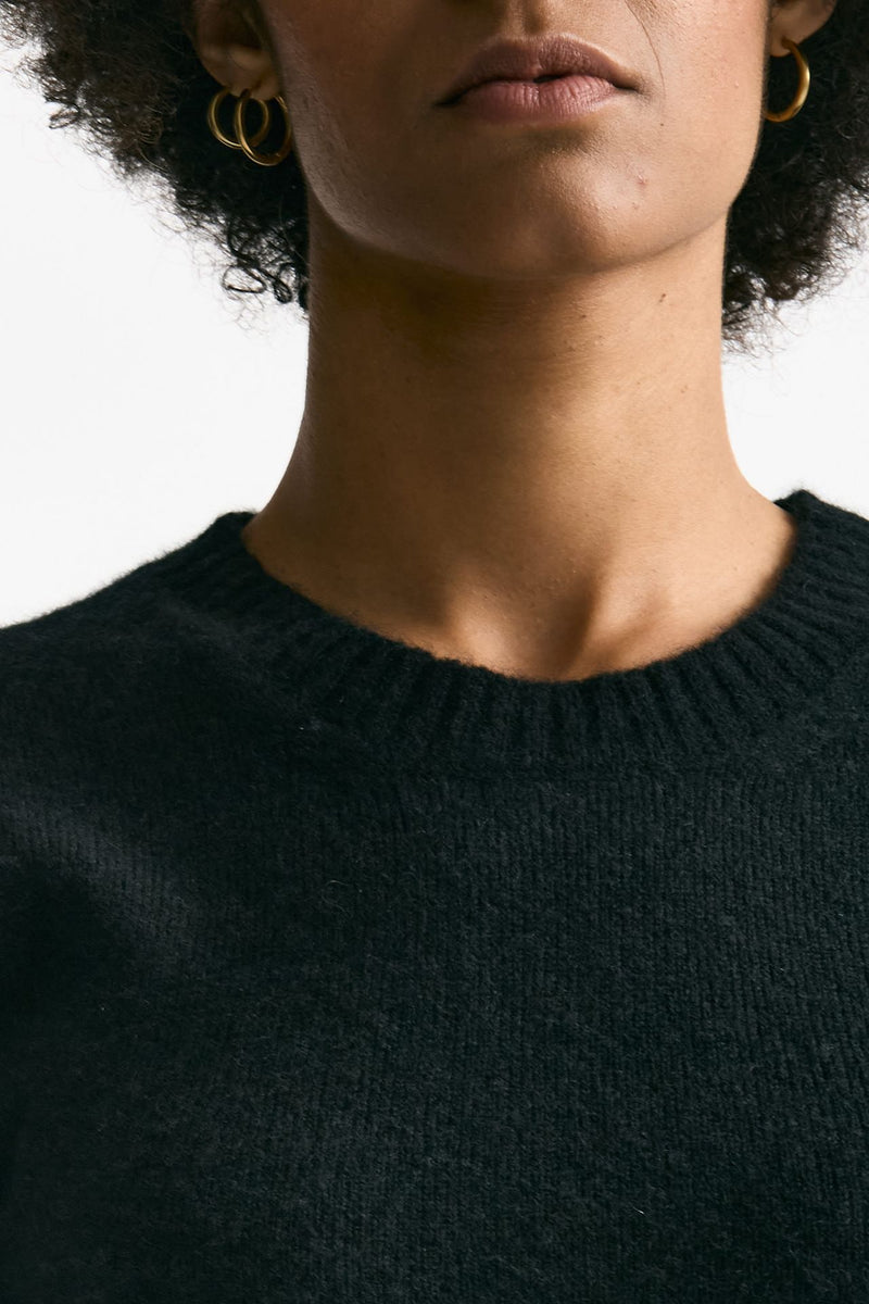 Maglia in cachemire e seta nero women Grifoni - 4