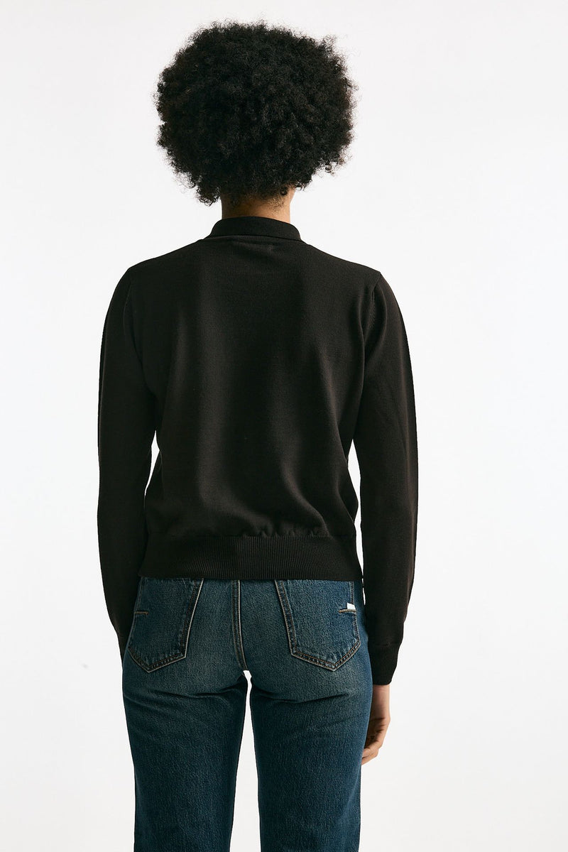 Maglia in lana polo marrone women Grifoni - 3