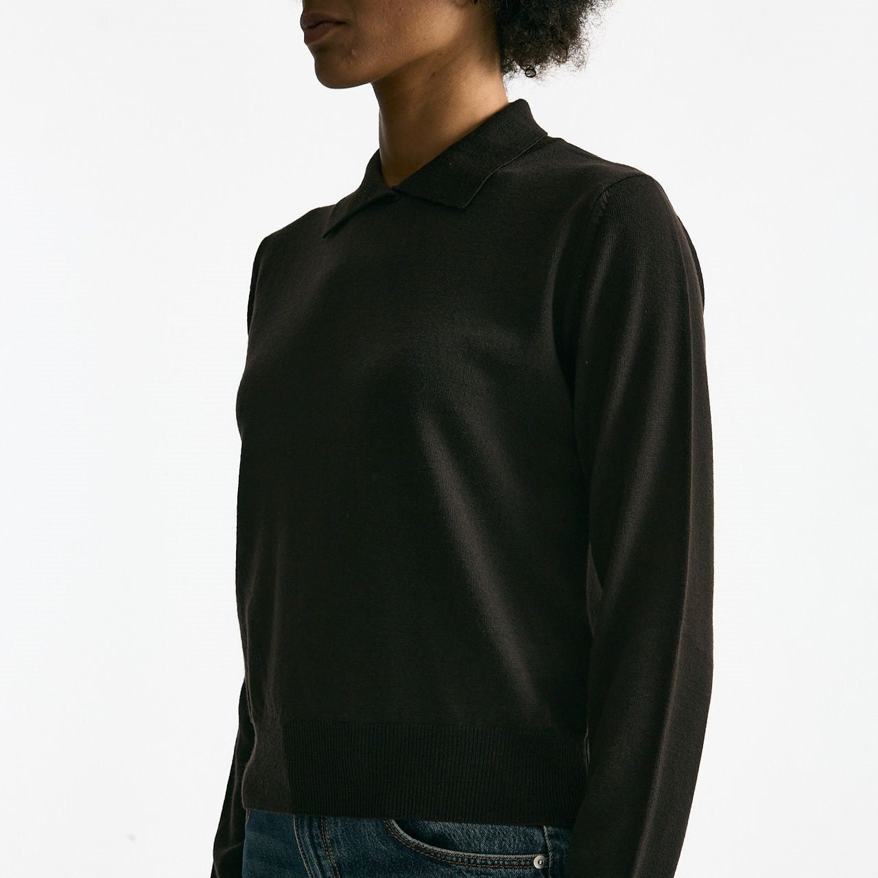 Maglia in lana polo marrone women Grifoni - 6