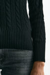 Maglia a trecce in cashmere nero women Grifoni - 6