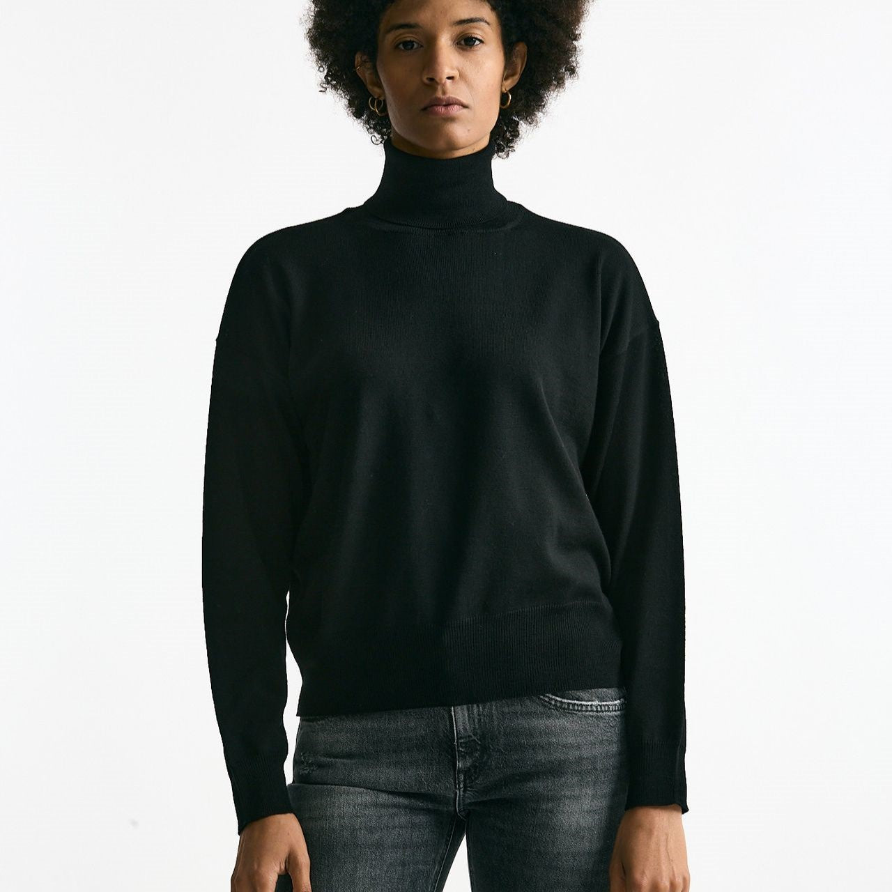 Maglia in lana rasata nero women Grifoni - 5