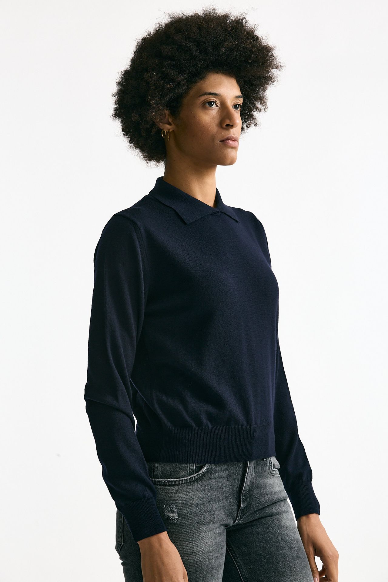 Maglia polo blu navy women Grifoni - 3