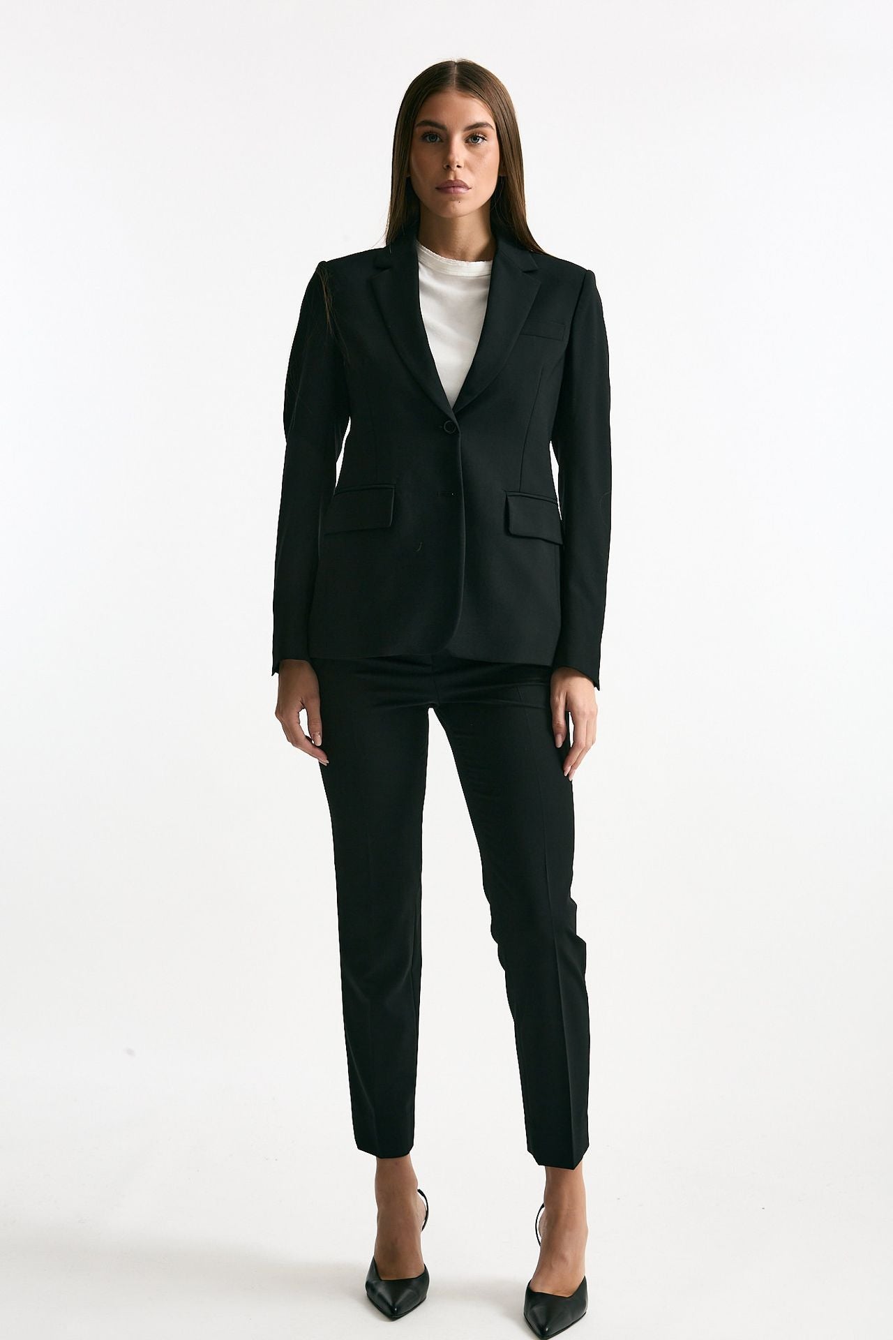 Tailleur in fresco lana nero women Grifoni - 2