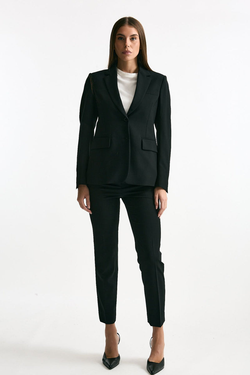 Tailleur in fresco lana nero women Grifoni - 2