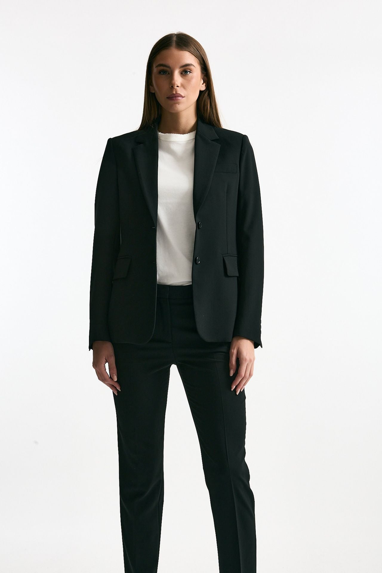 Tailleur in fresco lana nero women Grifoni - 4