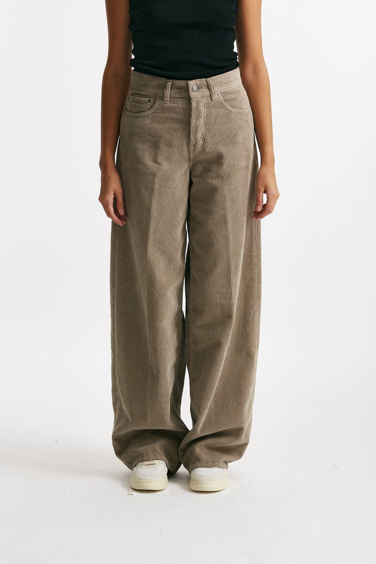 pantalone bethany boy fit over tortora women Haikure - 1