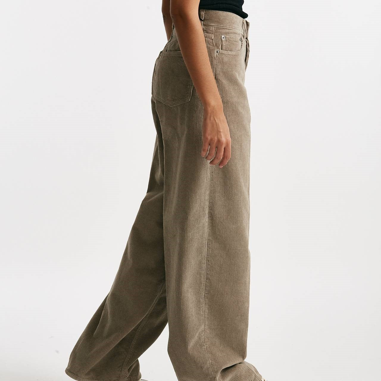 pantalone bethany boy fit over tortora women Haikure - 7