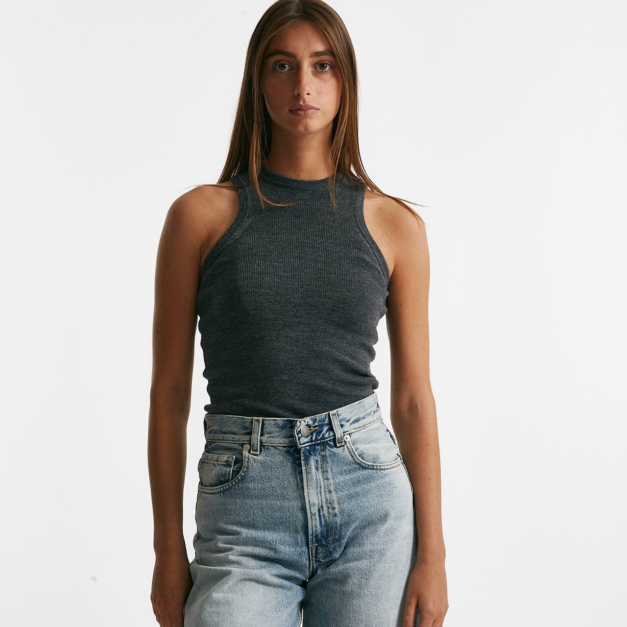 tank top antracite women Haikure - 5