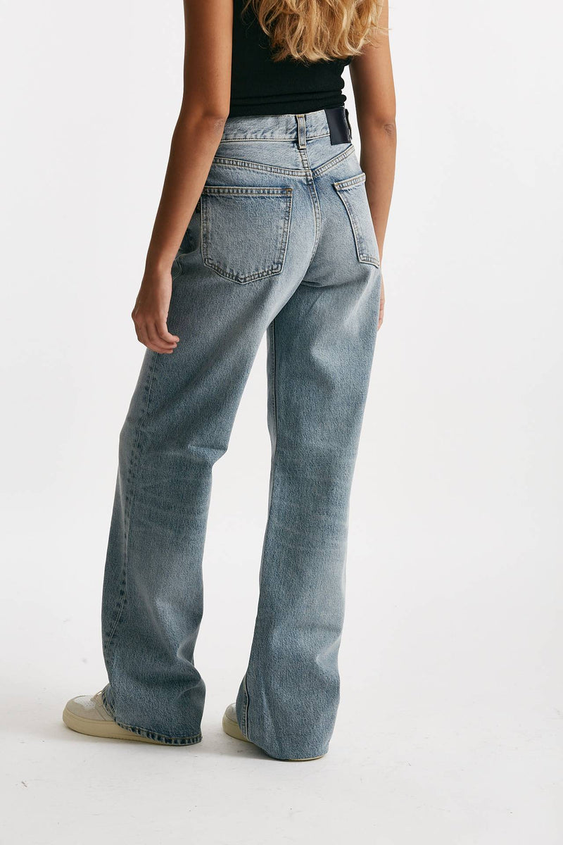 jeans palazzo korea lavaggio chiaro women Haikure - 2