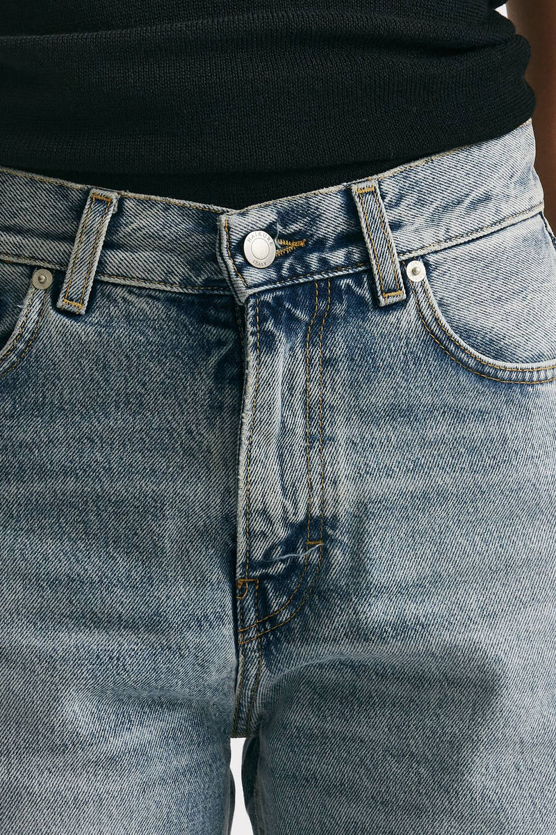 jeans palazzo korea lavaggio chiaro women Haikure - 4