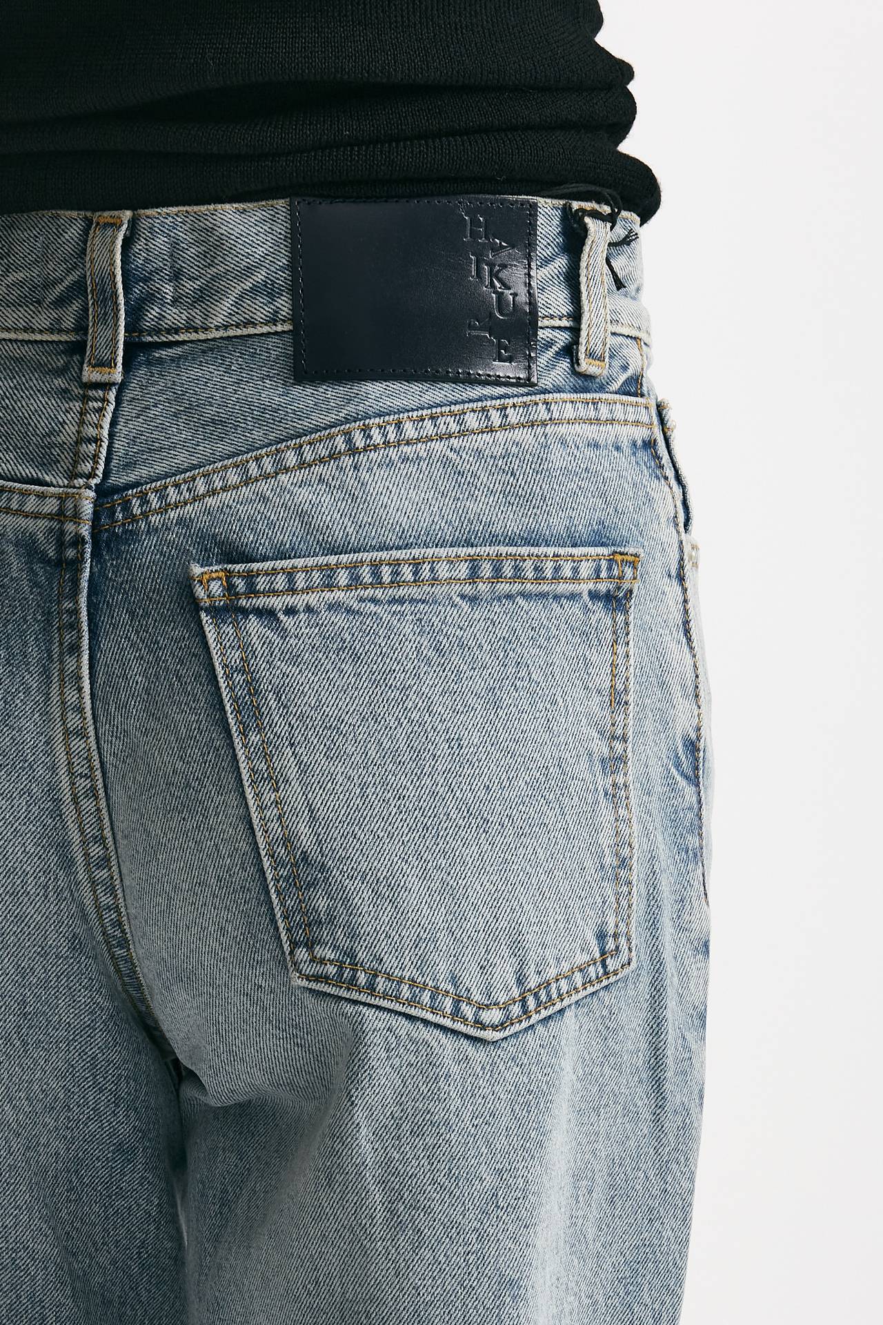 jeans palazzo korea lavaggio chiaro women Haikure - 6