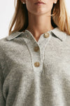 maglia polo over grigio women Haikure - 5