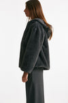 giubbino in eco-pelliccia grigio antracite women Herno - 2