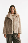 giubbino in eco-pelliccia beige women Herno - 1