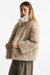giubbino in eco-pelliccia beige women Herno - 2