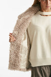 giubbino in eco-pelliccia beige women Herno - 6