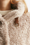 giubbino in eco-pelliccia beige women Herno - 7
