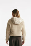 bomber teddy e nylon beige women Herno - 2