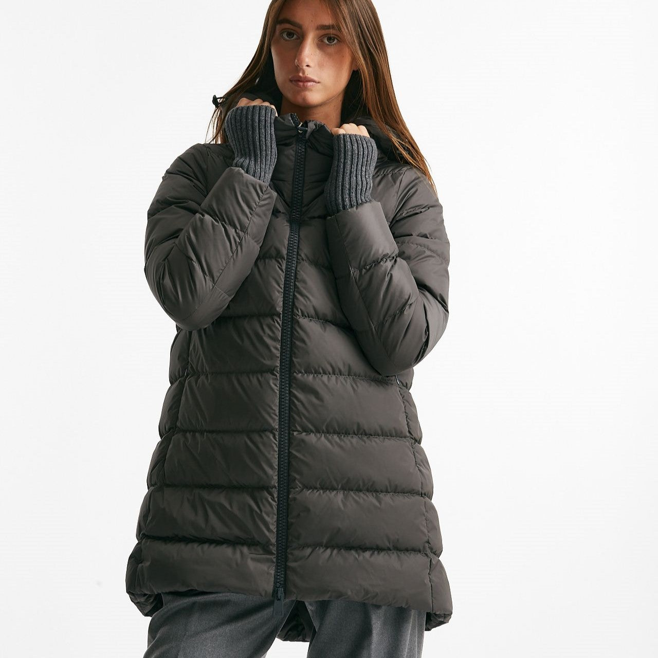 piumino midi chamonix antracite women Herno - 6