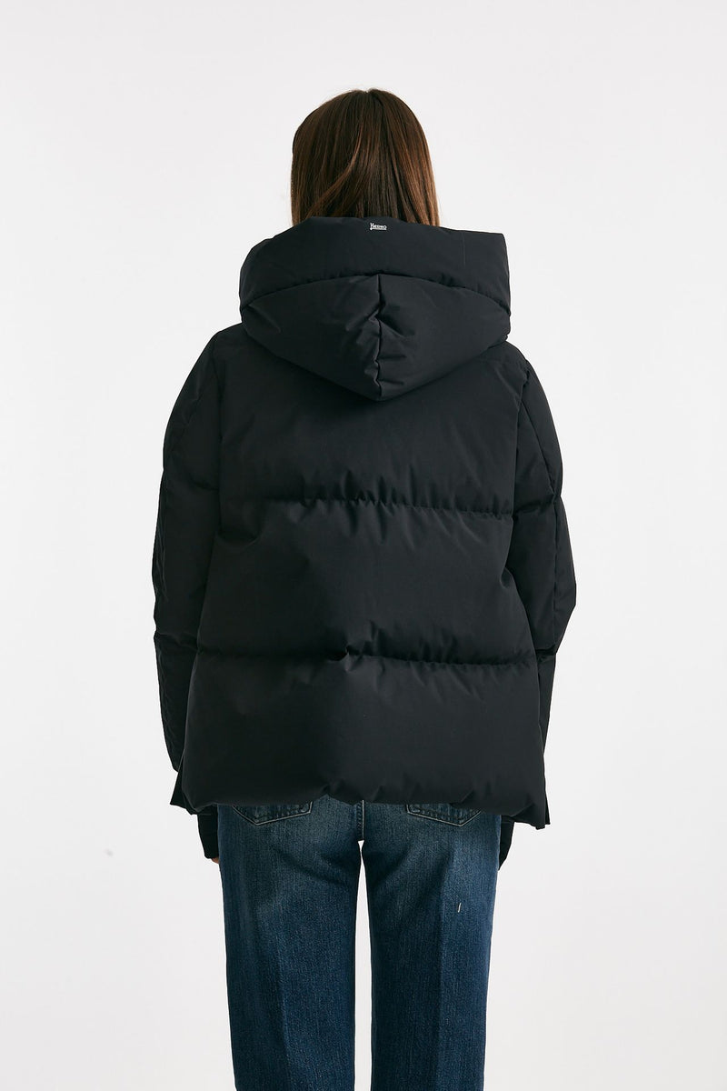 giubbino laminar corto nero in gore-tex windstopper women Herno - 3