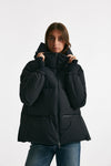 giubbino laminar corto nero in gore-tex windstopper women Herno - 4