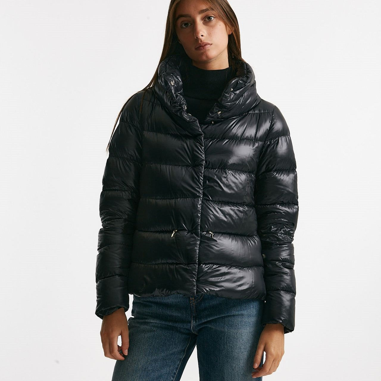 piumino corto in nylon ultralight nero women Herno - 10