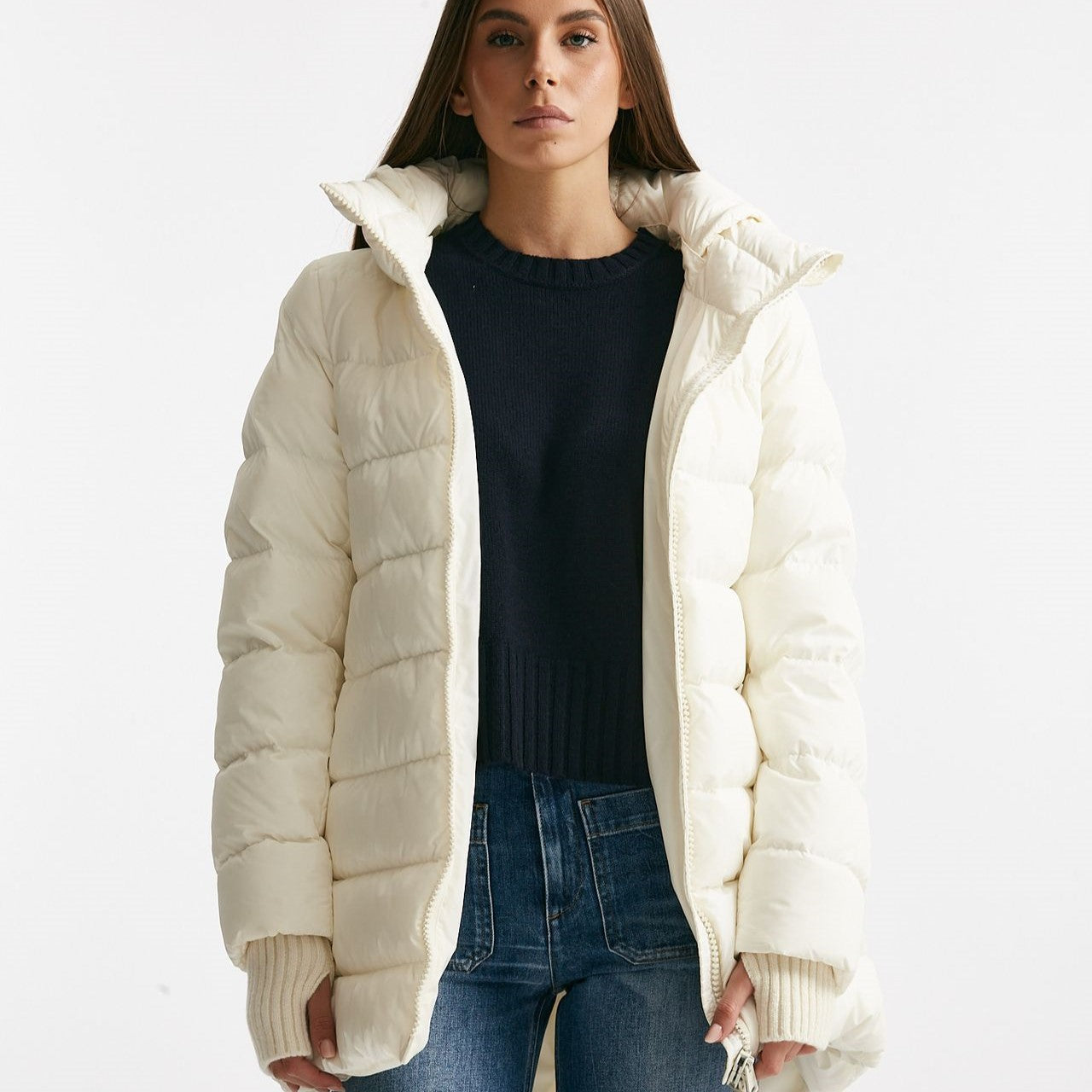 piumino midi chamonix bianco women Herno - 8