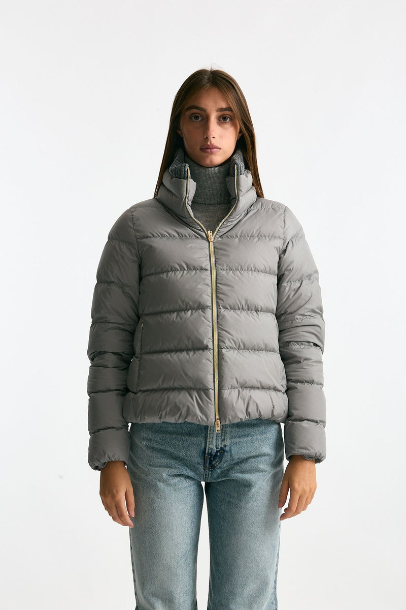 Piumino corto grigio chiaro women Herno - 3