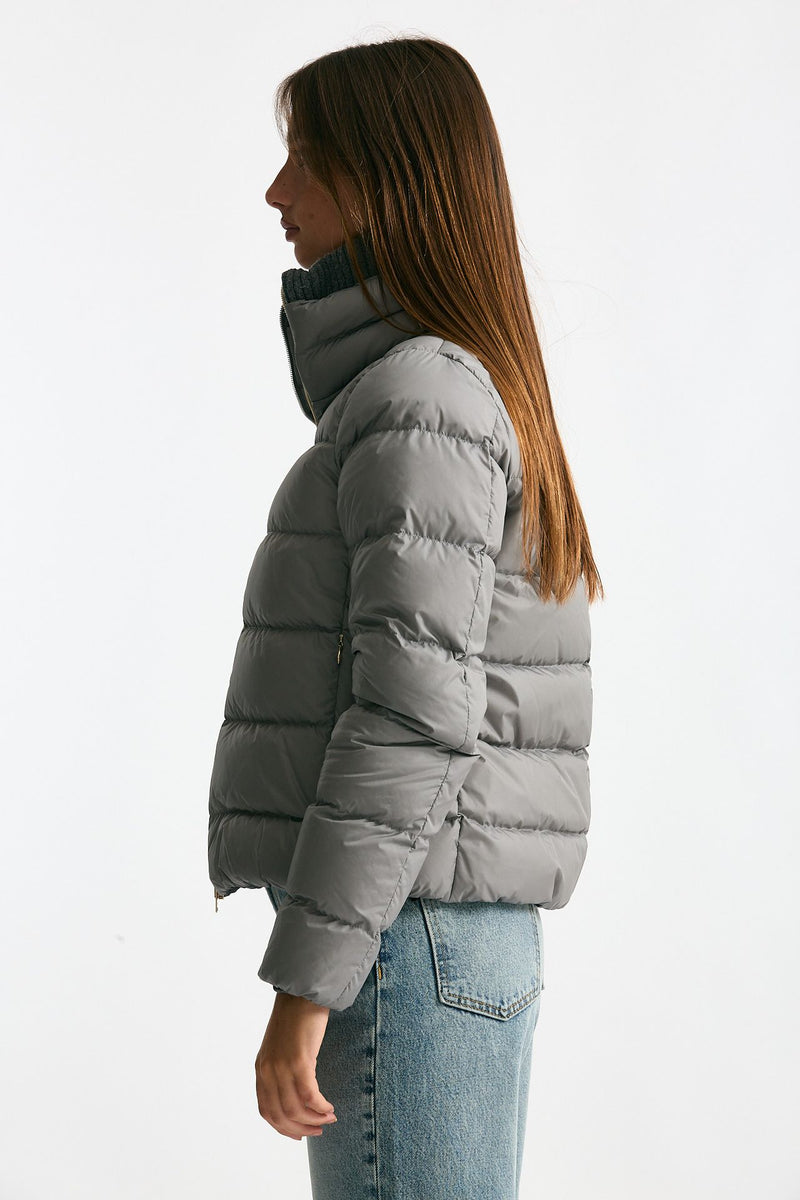 Piumino corto grigio chiaro women Herno - 4