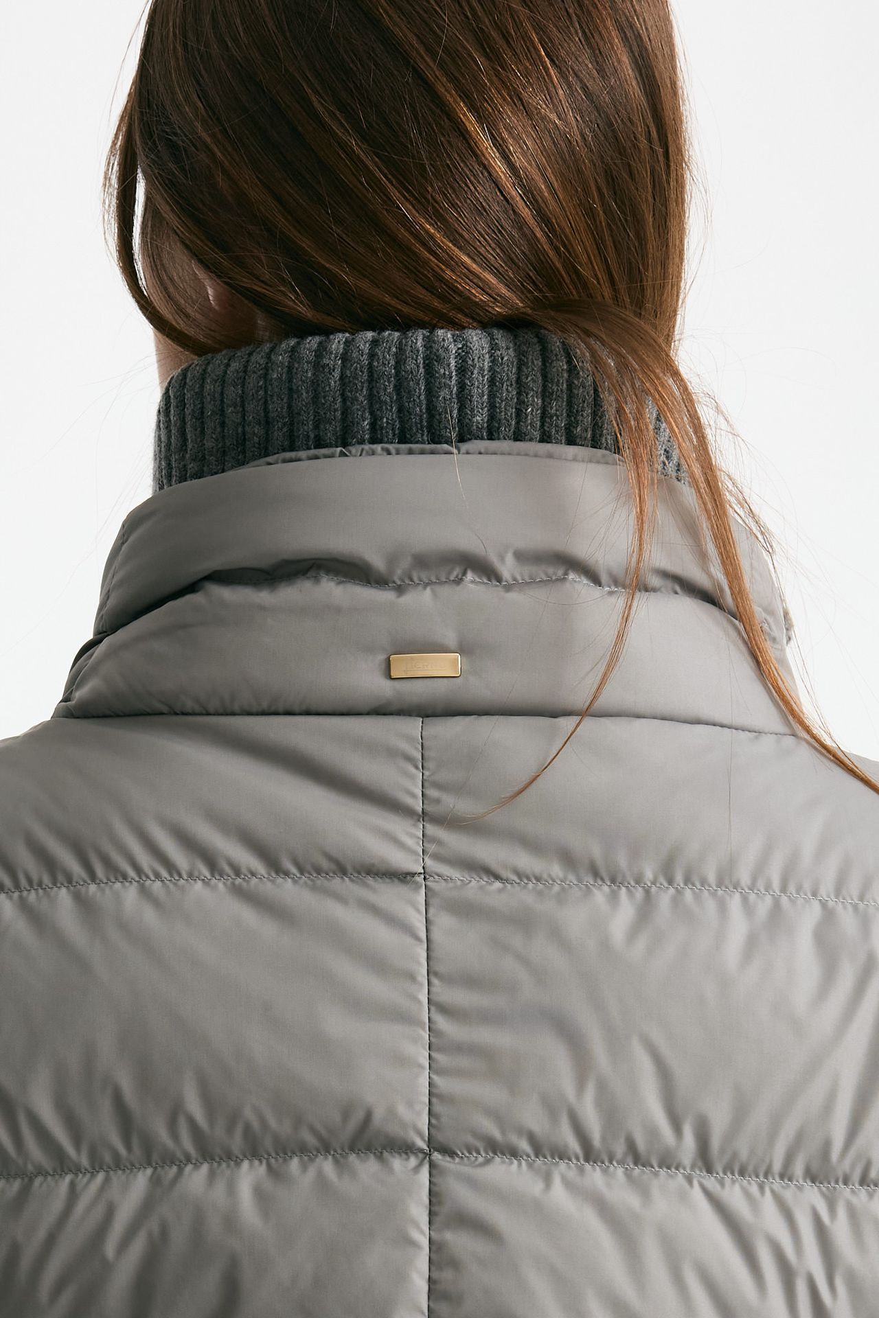 Piumino corto grigio chiaro women Herno - 5