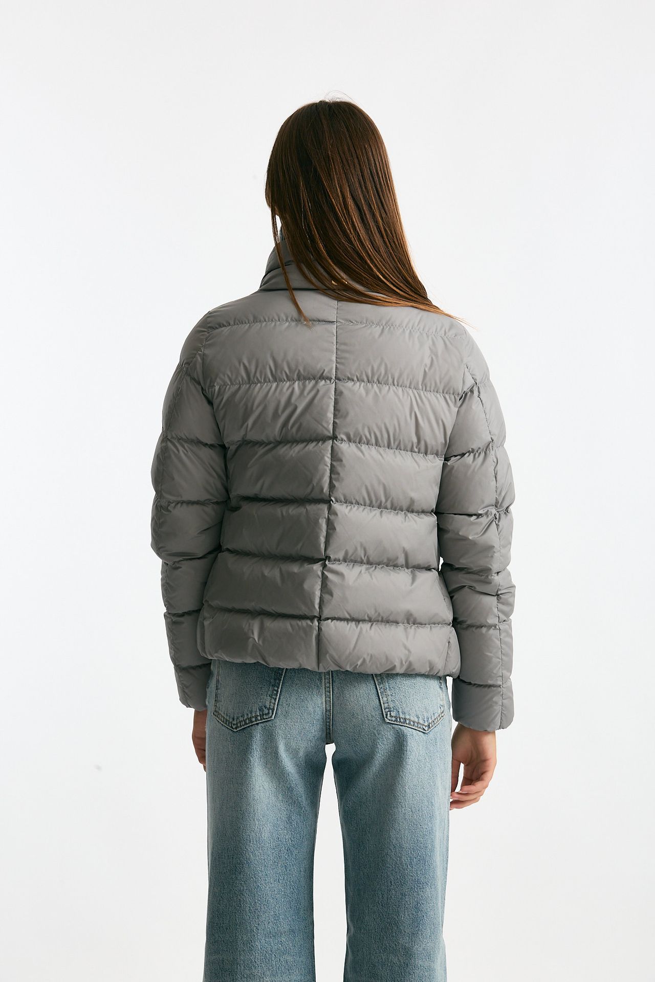 Piumino corto grigio chiaro women Herno - 8