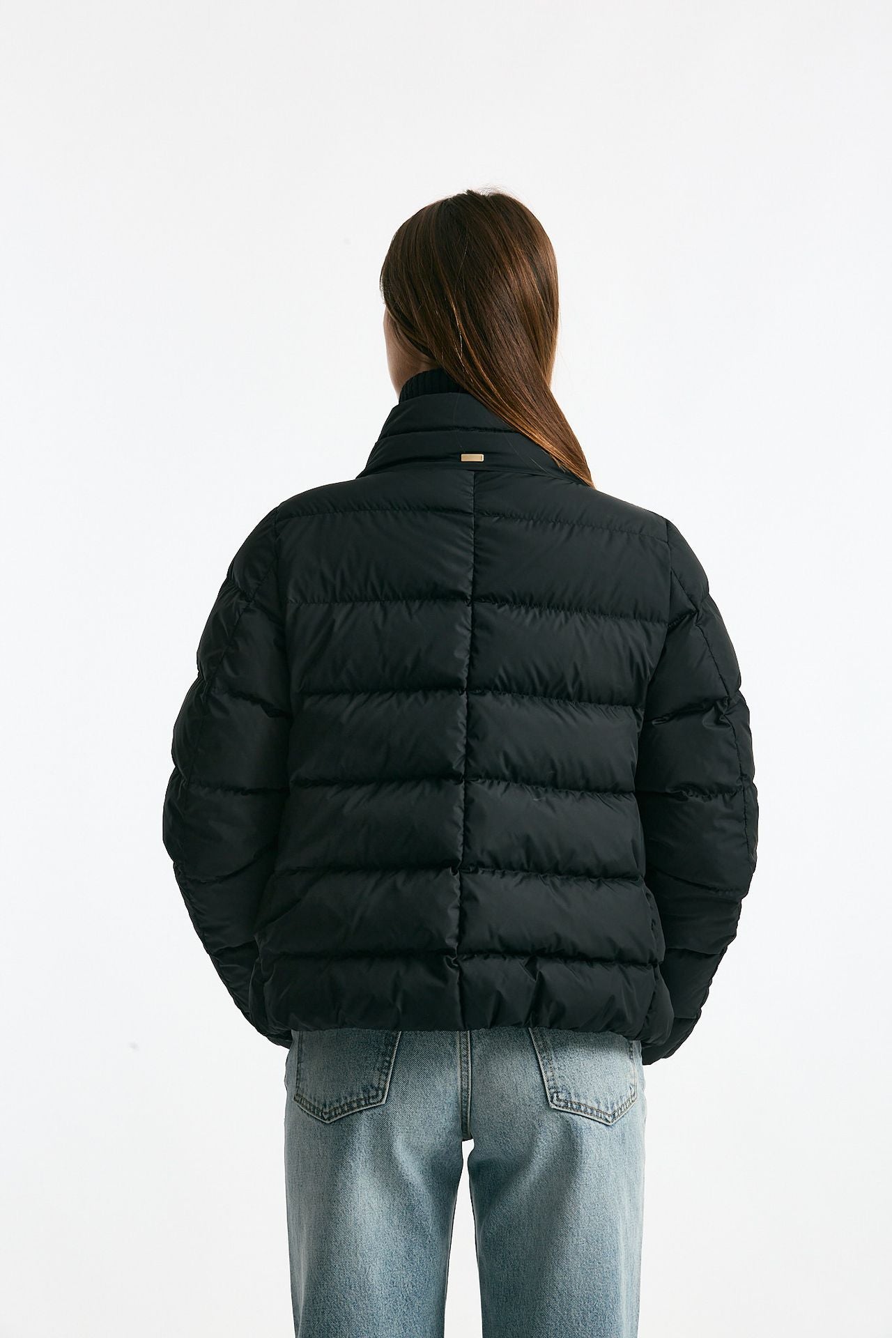 Piumino corto nero women Herno - 2