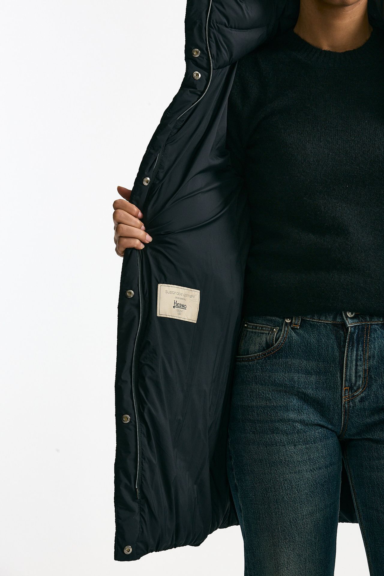 Piumino midi nero women Herno - 10